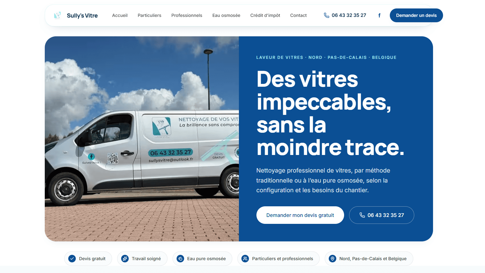 Aperçu du projet Sully's Vitre